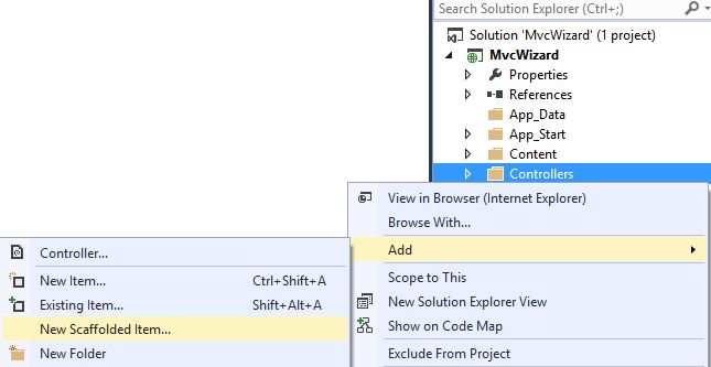 Adding New Scaffolded Item in Controller